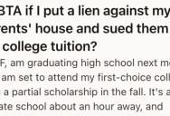 She Found Out Her Parents Blew Her College Tuition Money, So Now She’s Thinking About Suing Them