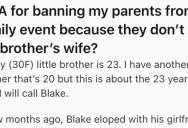Her Parents Are Being Awful To Her Sister-In-Law, So She Said They’re Not Welcome At A Family Event She Was Hosting