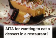 She Ordered Dessert At A Restaurant And Caused Them To Almost Miss Their Train. Now Her Boyfriend Is Fuming Over It.