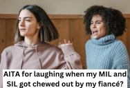 Future In-Laws Were Very Mean To Him, So His Fiancée Yelled At Them And He Laughed At Their Reaction