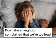 When The Downstairs Neighbor Made Their Toddler Cry, This Dad Went In To Full Dad Bear Mode