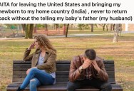 Her Husband Cheated And Left Her On The Day She Was Giving Birth To Their Child, So She Took The Baby Back To Her Home Country With No Intention Of Coming Back