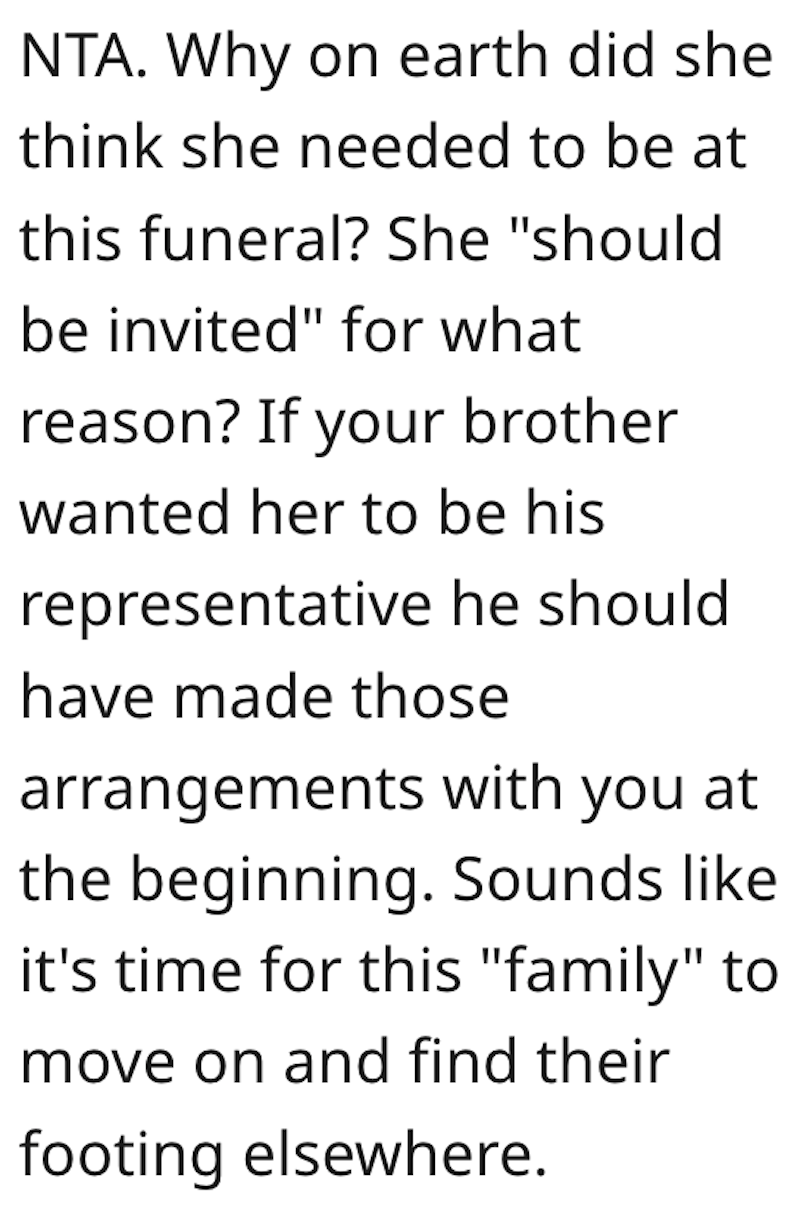 NotFam Comment 4 Brother And His Pregnant Girlfriend Overstay Their Welcome When She Throws A Fit About Not Being Invited To A Family Members Funeral
