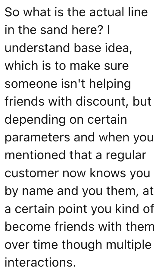 Screenshot 2024 06 20 at 8.05.05 PM Manager Says Dont Serve Your Friends, So This Employee Let Them Know Just How Many Friends He Had