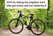 Her Neighbor’s Kids Leave A Bike In Her Yard, And When It’s Stolen Their Mom Demands They Pay For A New One