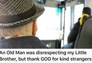 A Senior Was Harassing Him For Using Accessible Seating, But Then A Stranger Confronted Him And Set Things Straight