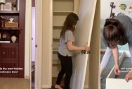 Woman Makes A Gorgeous Bookcase Door For Her Linen Closet. – ‘I bet you can do it, too!’