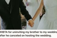His Brother Let Him Have Their Wedding In His Backyard, Until A Superstitious Family Member Said It Was Bad Luck