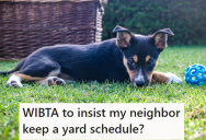 She Asked A Neighbor To Schedule Her Dogs’ Yard Time So Her Rescue Dog Could Play Outside, But They Refused And Now Her Dog Is Getting No Outdoors Time