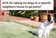 Rude Neighbor Intentionally Brings Their Dog Next Door To Let It Do Its Business, So She Gets Revenge And Returns A Smelly Favor