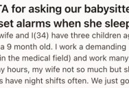 His Babysitter Slept While His Baby Cried for 30 Minutes, So He Told Her She Needs To Set Alarms To Keep Up With the Job