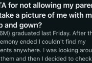His Parents Didn’t Come To His Graduation, So He Won’t Let Them Take A Photo Of Him In His Cap And Gown
