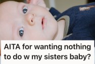 Her Stepsister Has Ignored Her For Years And Never Met Her Kids, So She Decided To Do The Same To Her When She Had A Baby