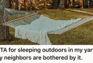 Work From Home Employee Likes To Sleep Outside In A Hammock To Cure Their Cabin Fever, But Their Neighbors Say It’s Weird