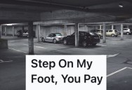 An Inconsiderate Woman Cut In Front Of Them In A Parking Garage, So They Made Sure She Had To Pay A Lot Of Money For Being Rude