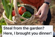 A Woman Caught A Neighbor Stealing From Her Garden, So She Decided To Embarrass Her In Front Of Her Family