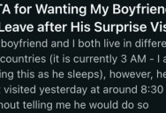 Her Boyfriend Surprised Her With A Visit Even Though She Told Him Not To. Now She Wants Him To Leave The Next Morning.