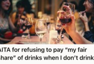 Woman Who Doesn’t Drink Was Asked To Split All The Booze Spent On A Bachelorette Party, But She Refuses When She Gets A $470 Venmo Request