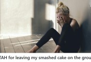 Teenager Made A Birthday Cake For Her Sister, But Her Mother Dropped It On The Ground. But When The Mom Started Blaming Everybody But Herself, She Refused To Clean It Up And Left Mom With The Mess.