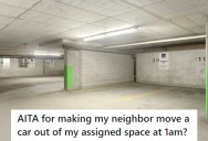 Resident Returns Home At 1AM To Find Neighbor Parked In His Assigned Spot, So He Asked Them To Move But Didn’t Expect The Drama