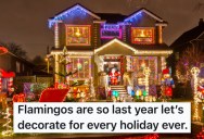 One Grumpy Neighbor Loathes Holiday Decoration, So The Whole Town Decided To Get Extra Festive Year-Round
