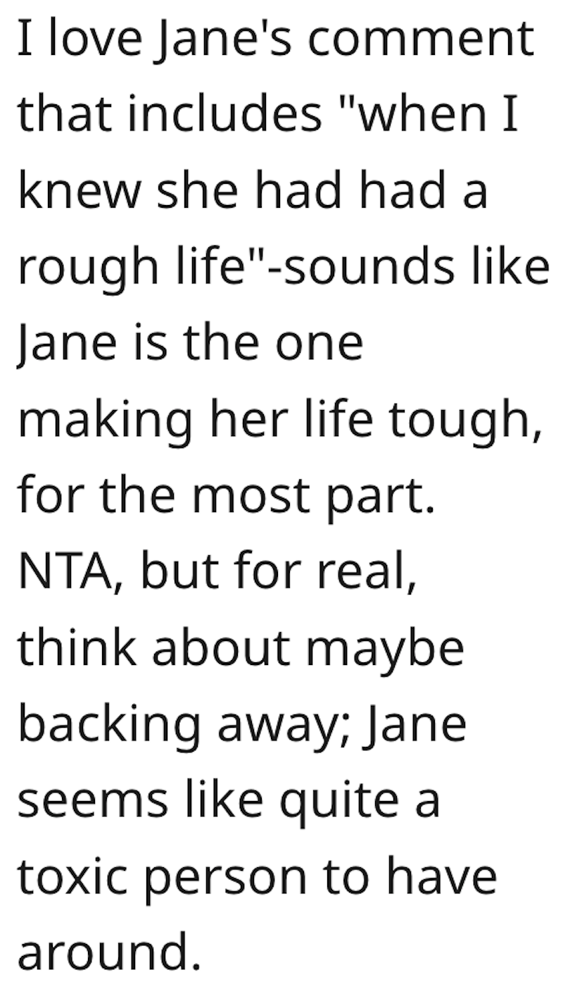 Jane Comment 4 Woman Is Exhausted By Her Friends Constant Complaining, And Eventually Tells Her That She Is The Real Cause Of Her Own Problems