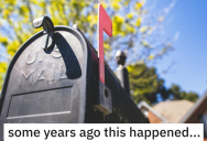Homeowner Has Three Mailboxes Destroyed By Kids With Baseball Bats, So He Has A Makes A Mailbox That Hits Back Hard