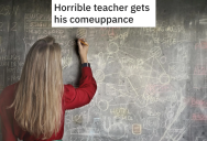 Woman Is Asked To Honor A Teacher She Had Had A Special Relationship With, But She Manages To Get Her Revenge On A Creepy Teacher In The Same Breath