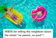 Couple Gets A New Pool Installed And The Neighbor’s Son Wants To Swim, So The Husband Wants To Set Strict Rules But His Wife Doesn’t Want To Make Waves