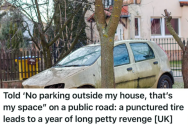 Entitled Homeowner Wouldn’t Let Anyone Park On A Public Road In Front Of His House, So This Guy Spent A Hefty Amount To Teach Him A Lesson