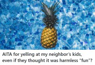 She Yelled At The Neighbor’s Kids For Throwing Fruit Into Her Pool. Now Tensions Are Rising Between Her And Their Mother.