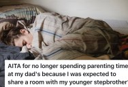 Divorced Dad Expects Son To Share Room With Clingy Stepson, So Teen Decides To Stay With Mom Instead