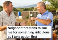 Homeowner And His Neighbor Are Going To Court Over A Small Incident, But When They Threaten To Report Him To The City, He Beats Them To The Punch