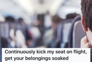 This Passenger Asked The Person Behind Them To Stop Kicking Their Seat. When He Wouldn’t They Devised A Genius Revenge Plan.