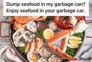 Her Dad’s Girlfriend Dumped Stinking Seafood In Her Trash Can, So She Did The Same Thing In Her Car