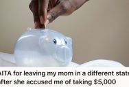 Her Mom Has Been Using Her To Commit Benefits Fraud, So She’s Moving Out Of State And Trying To Start Over