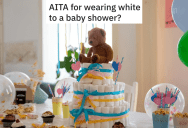 Woman Shows Up To A Friend’s Baby Shower In A White Dress, But The Mom-To-Be Accuses Her Of Being Attention-Seeking And Kicks Her Out