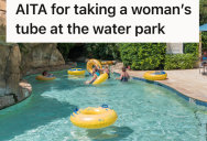He Took An Inner Tube Off A Chair At The Water Park Instead Of Waiting For One, And Now His Wife Is Upset