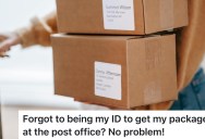 He Forgot His ID At Home And Was Denied His Package At The Post Office, So He Quickly Found A Creative Way To Get It With The Help Of A Complete Stranger