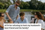 Their Friends Flaked On Their Wedding Day, But Now They Want To Crash At Their House On A Trip. So She Pushes Back On That Plan, But Her Hubby Wants Them To Stay.