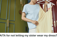 Young Woman Refused To Let Her Older Sister Wear Her Brand New Dress, So Their Relationship Starts To Unravel