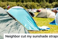Camping Neighbor Messes With His Setup, So He Taught Him A Lesson With A Smelly Surprise