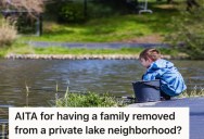 Family Entered A Private Lake Neighborhood Twice Without Permission, So A Resident Warns Them About The HOA Rules And Finally Reports Them