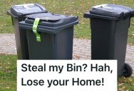 Neighbor Used Their Garbage Cans And Let Trash Pile Up In The Backyard, So They Made Sure They Had To Eventually Move Out