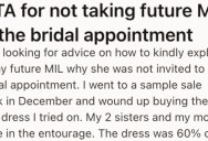 Her Future Mother-In-Law Kept Being Incredibly Negative About Their Wedding Plans, So Bride-To-Be Didn’t Bring Her On Bridal Outings Anymore