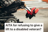 A Disabled Veteran Asked Her For A Ride Home On Her Motorcycle, But She Wouldn’t Allow It Because It Would Be Dangerous