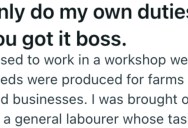 Boss Wouldn’t Pay Them Back for Supplies They Paid For Out Of Their Own Pocket, So They Responded By Only Doing The Bare Minimum