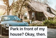 Her Neighbor Across the Street Wouldn’t Park In Front Of Her Own House, So She Made Her Change Her Mind by Blocking Her In