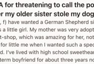 She Got A New Puppy And Had To Go Out Of Town, So She Asked Her Sister To Watch It. But When She Got Back She Discovered Her Sister Had Stolen It And Was Going To Sell It.