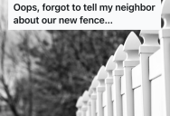 Their Neighbor Kept Calling The City For Everything These Homeowners Did, So They Decided To Put Up A Privacy Fence That Took 3 Feet Of Her Property